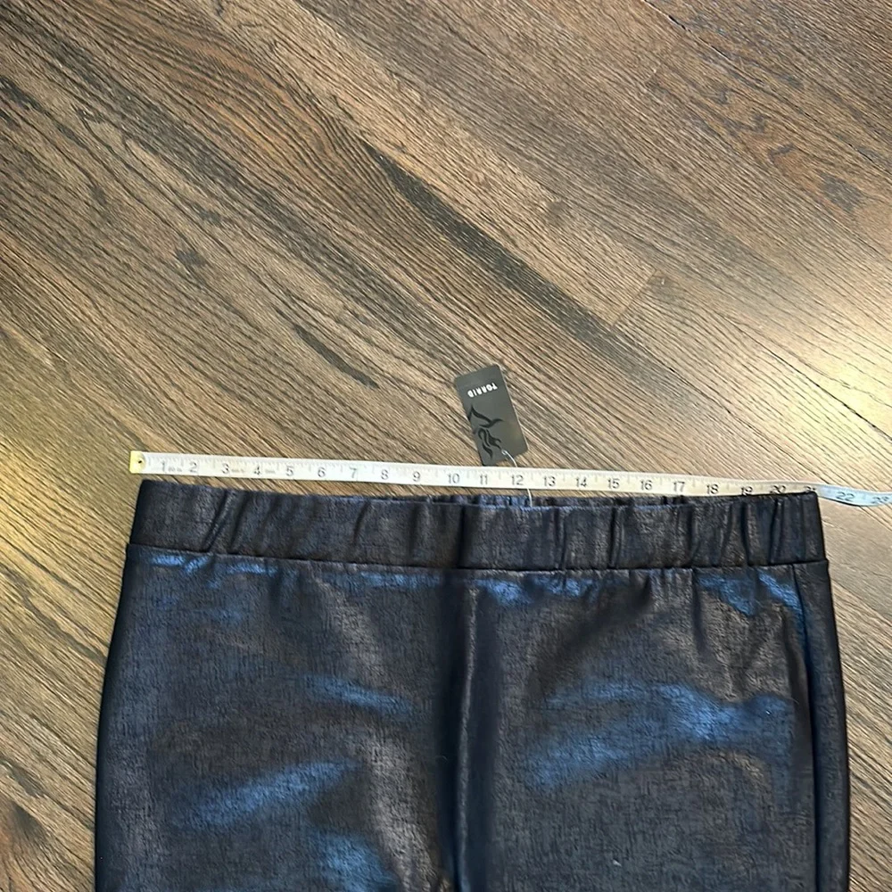 Torrid Pencil Skirt Black Coated Ponte Knit Faux Leather Textured 3 3X NEW NWT